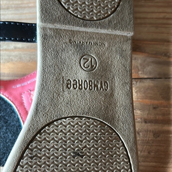 Gymboree Pink and Black Butterfly Flip Flops - Picture 3 of 4